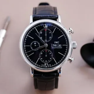 IWC Portofino IW391008 42mm Stainless steel Black