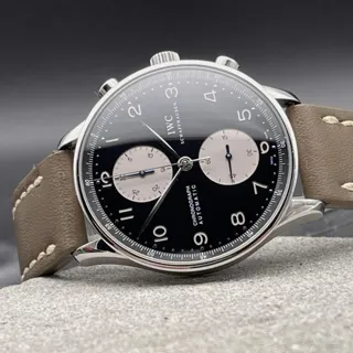 IWC Portugieser IW371404 41mm Stainless steel Black