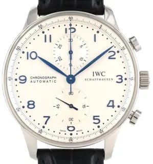 IWC Portugieser IW371446 41mm Stainless steel Blue