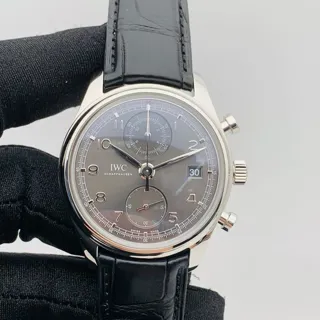 IWC Portugieser IW390404 42mm Stainless steel Black