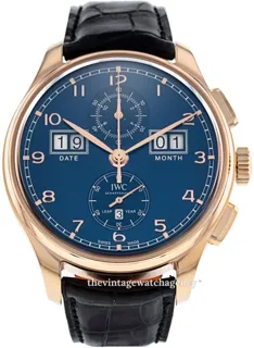 IWC Portugieser IW397204 45mm Red gold Blue