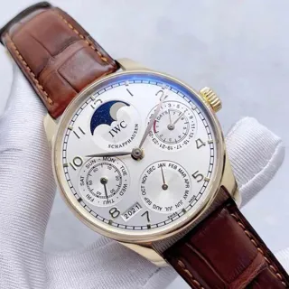 IWC Portugieser IW502213 42mm Rose gold Silver