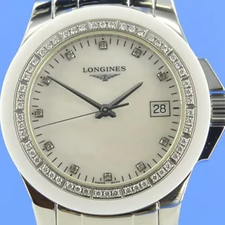 Longines Conquest Classic L3.281.0 35mm Stainless steel White