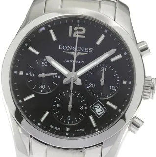 Longines Conquest Classic L2.786.4 40mm Stainless steel Black