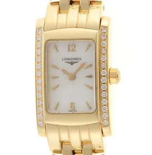 Longines DolceVita L5.158.7 24.8mm Yellow gold White