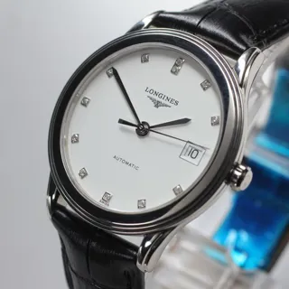 Longines Flagship L4.774.4 36mm Stainless steel White