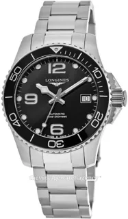 Longines HydroConquest L37804566 Stainless steel Black