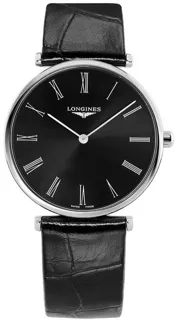 Longines La Grande Classique L4.866.4.51.2 L48664512 38mm Stainless steel Black