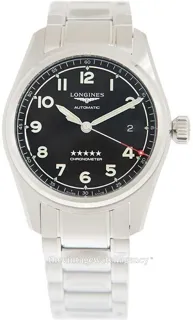 Longines Spirit L3.810.4.53.6 Stainless steel Black