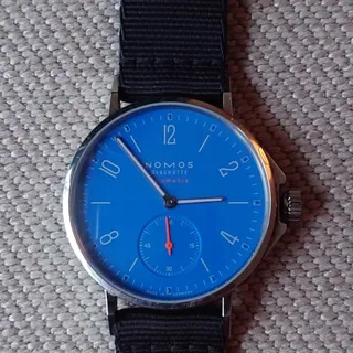 NOMOS Ahoi Neomatik 562 36.3mm Stainless steel Blue