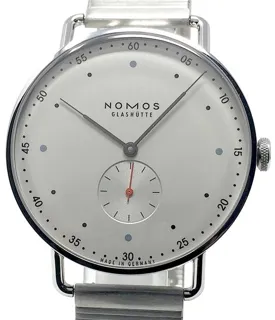 NOMOS Metro 1109 38mm Stainless steel White