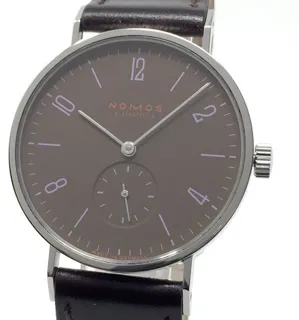 NOMOS Tangente 101 35mm Stainless steel Brown