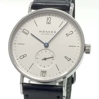 NOMOS Tangente 107 35mm Stainless steel White