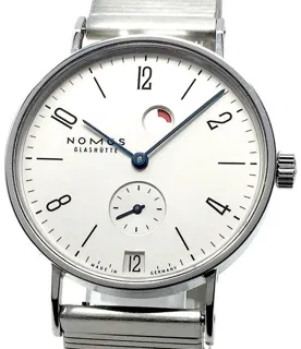 NOMOS Tangente 131 35mm Stainless steel White