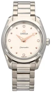 Omega Aqua Terra 220.10.28.60.54.001 28mm Stainless steel White