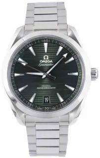 Omega Aqua Terra 220.10.41.21.10.001 41mm Stainless steel Green