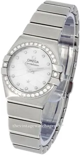 Omega Constellation 123.15.27.20.55.002 Stainless steel White