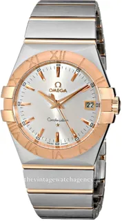 Omega Constellation Quartz 123.20.35.60.02.001 Red gold Silver