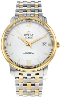 Omega De Ville 424.20.37.20.02.001 37mm Yellow gold Silver