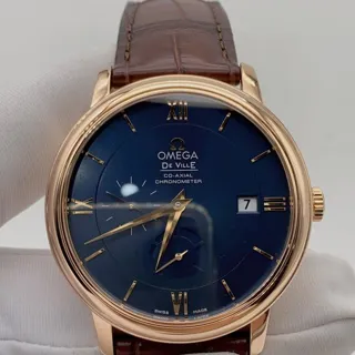 Omega De Ville 424.53.40.21.03.002 39.5mm Red gold Blue