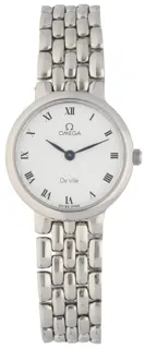 Omega De Ville 7560.23.00 23mm Stainless steel White