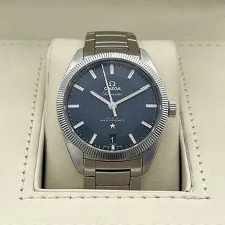 Omega Globemaster 130.30.39.21.03.001 39mm Stainless steel Blue