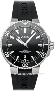 Oris Aquis 01 733 7730 4134-07 4 24 64EB Stainless steel Black