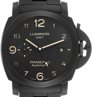 Panerai Luminor 1950 3 Days GMT Automa PAM 01438 44mm Titanium Black