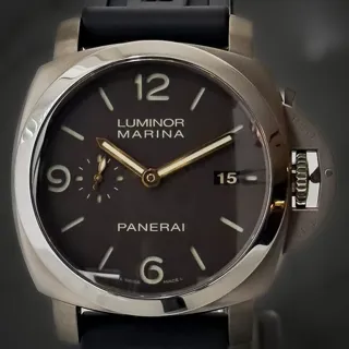 Panerai Luminor 1950 PAM 00351 44mm Titanium Brown