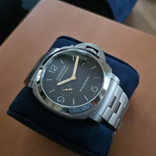 Panerai Luminor 1950 PAM 00352 44mm Titanium Brown