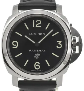 Panerai Luminor Base Logo PAM 01000 44mm Stainless steel Black