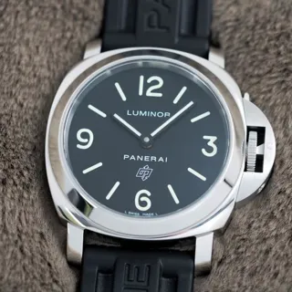 Panerai Luminor Base Logo PAM 01000 44mm Stainless steel Black