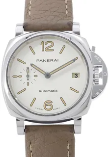 Panerai Luminor Due PAM 01043 38mm Stainless steel White