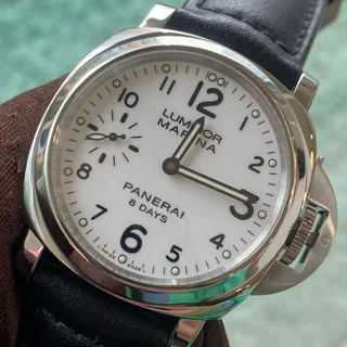 Panerai Luminor PAM 00563 44mm Stainless steel White