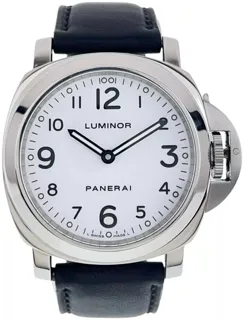 Panerai Luminor PAM114 44mm Stainless steel White