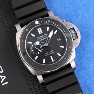 Panerai Luminor Submersible 1950 3 Day PAM 01389 47mm Titanium Black