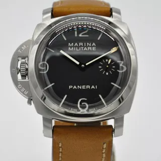 Panerai Luminor 47mm Stainless steel Black