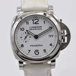 Panerai Luminor 42mm Stainless steel White