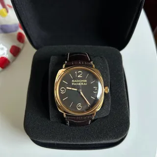 Panerai Radiomir PAM 00379 47mm Rose gold Brown