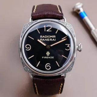 Panerai Radiomir PAM 00672 47mm Stainless steel Black