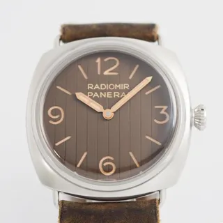 Panerai Radiomir PAM01243 45mm Stainless steel Brown