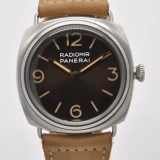 Panerai Radiomir PAM02020 Stainless steel Brown