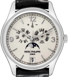 Patek Philippe Annual Calendar 5146G White gold Cream