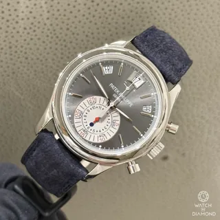 Patek Philippe Annual Calendar Chronograph 5960P-001 Platinum Gray