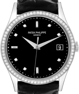 Patek Philippe Calatrava 5297G-001 White gold Black