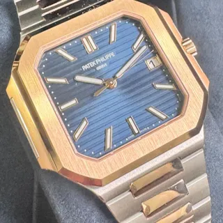 Patek Philippe Cubitus 5821/1AR-001 45mm Gold/Steel Blue