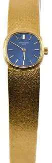 Patek Philippe Golden Ellipse 3370 19mm Yellow gold Blue