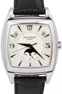 Patek Philippe Gondolo Calendario 38.5mm White gold Silver