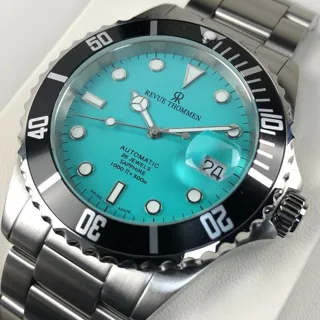 Revue Thommen Diver 17571.2131 42mm Steel Turquoise