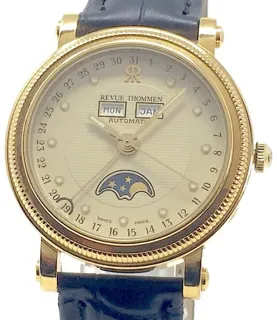 Revue Thommen Moonphase 7722002 34mm Gold Gold